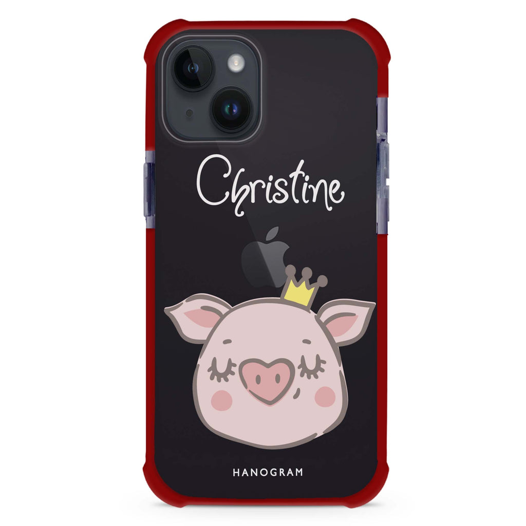 Piggy Queen iPhone 15 Plus Ultra Shockproof Case