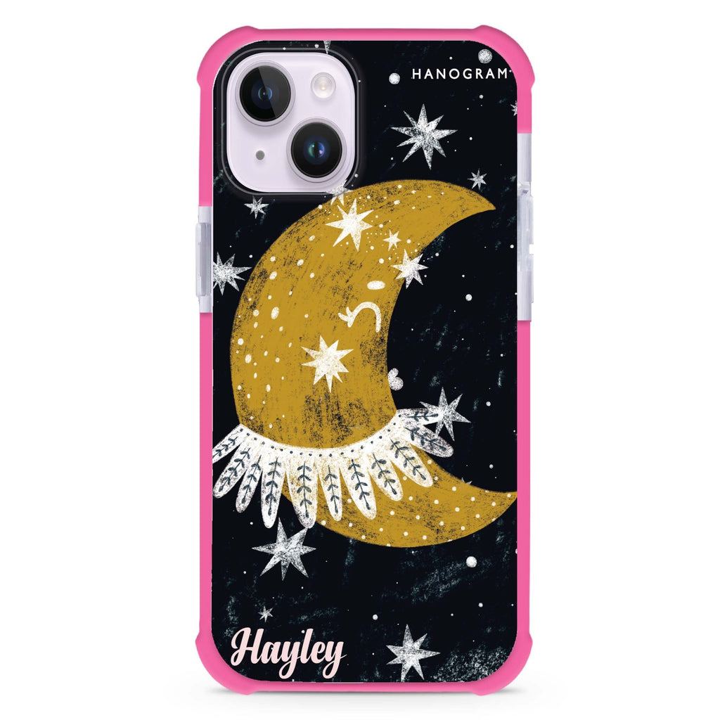 Cute Half Moon iPhone 15 Plus Ultra Shockproof Case