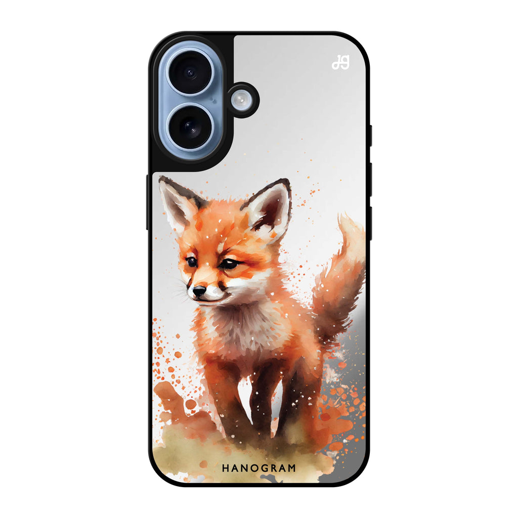 Reflective iPhone 16 Mirror Case –A Fox Design