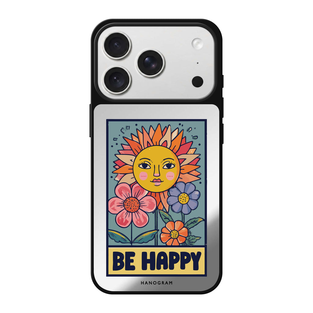Sunny Smile summer sun celestial nature iPhone 18 Pro Max mirror case