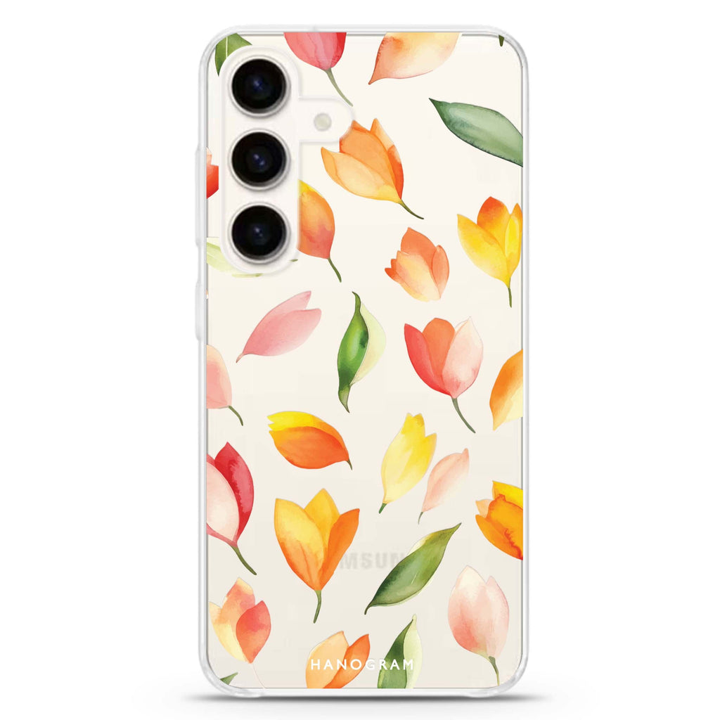 Tulip Rain Samsung Galaxy Ultra Clear Case