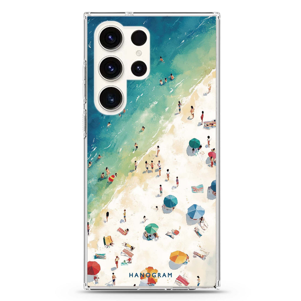 Above the Sunshine Samsung Galaxy S26/S25/S24/S23/S22 Ultra ultra clear case, transparent design, main view