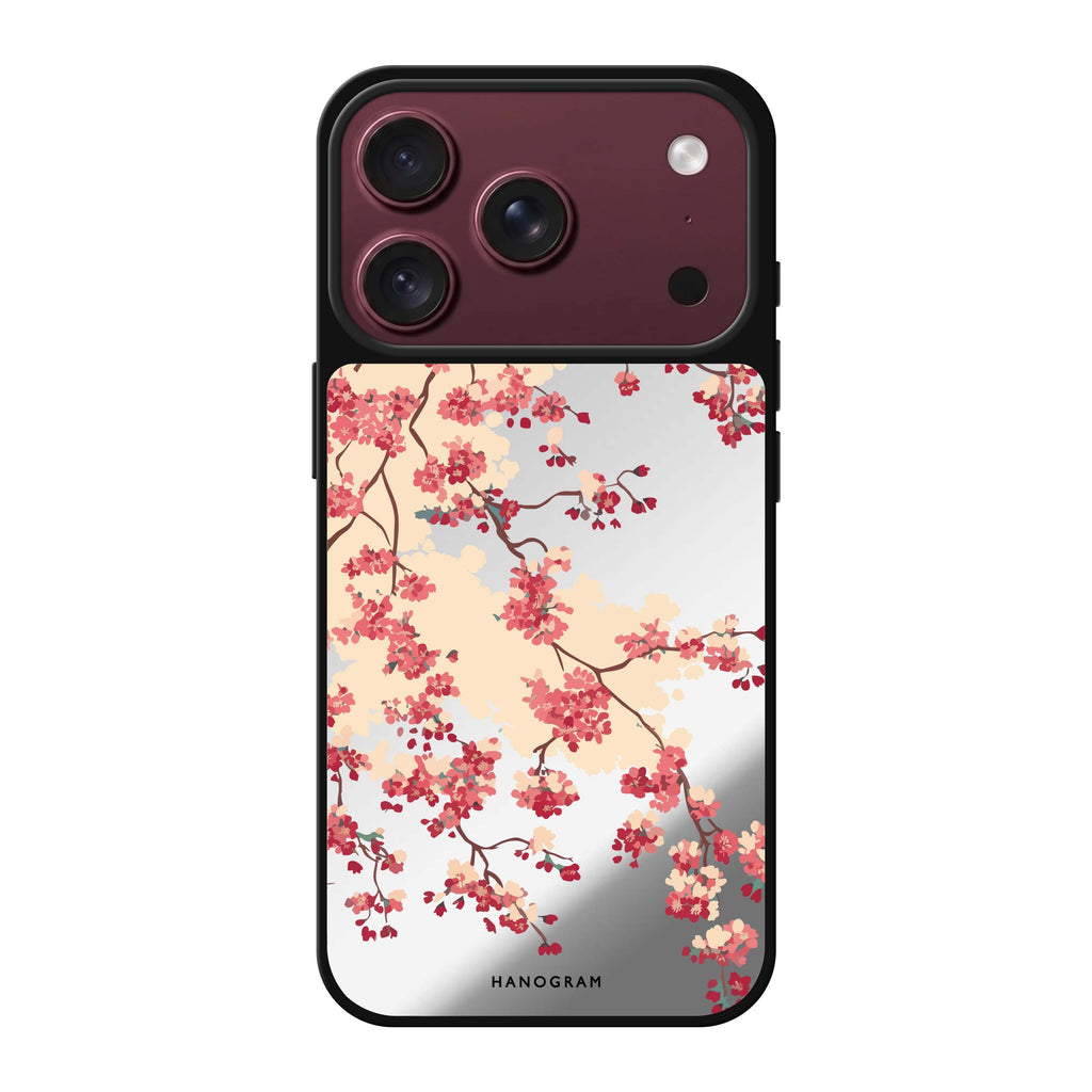 Cherry Bloom spring cherry flower floral iPhone 18 Pro Max mirror case