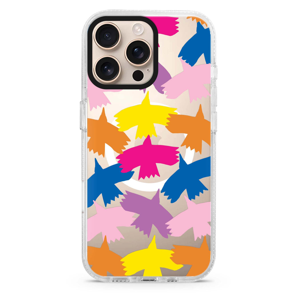 Aqua Shimmer MagSafe Compatible iPhone 16 Pro Ultra Clear Case - Personalized and Stylish Protection