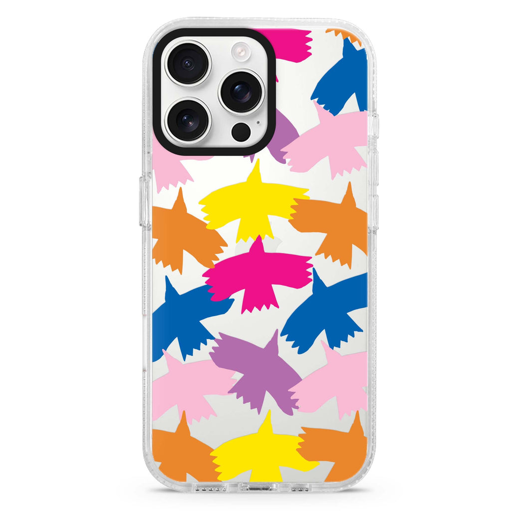 Colourful Birds iPhone 16 Pro & 16 Pro Max Case - Personalized and Stylish Protection