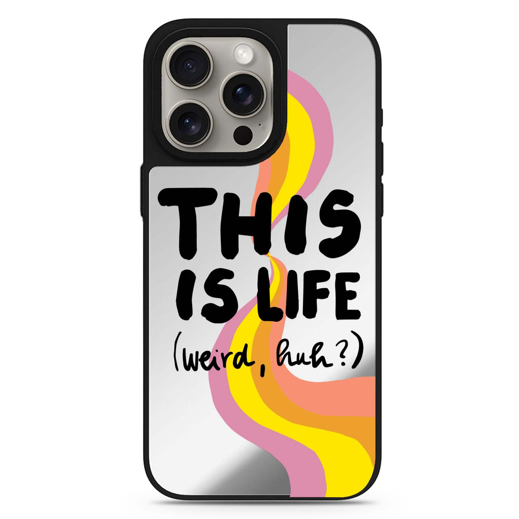 This Is Life MagSafe compatible mirror case for iPhone 16/15/14 Pro Max and Pro, main view