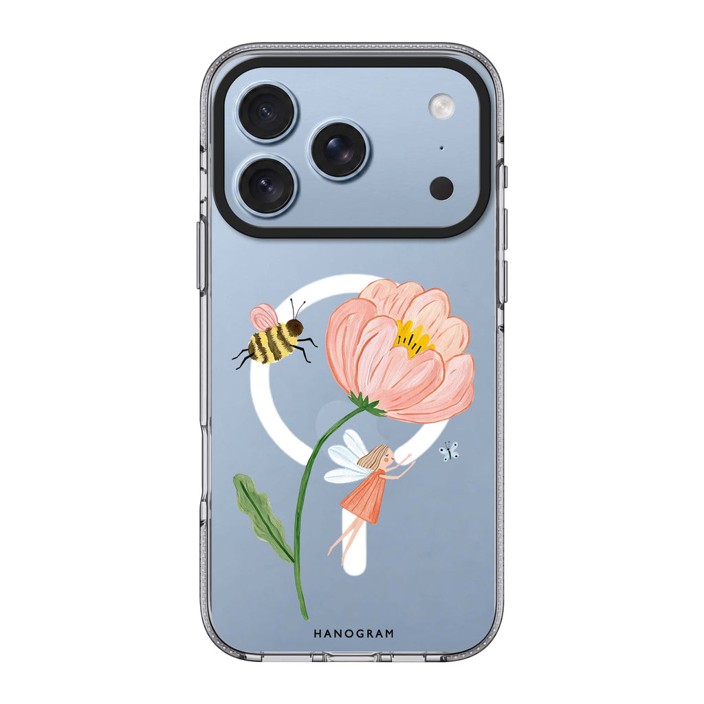 A Fairy Beneath the Petal iPhone 18 Pro Max Ultra Clear Case - Image 1