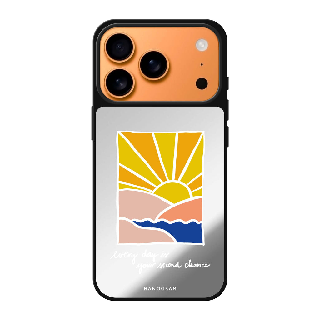 Have a good day typography iPhone 17 Pro Max mirror case