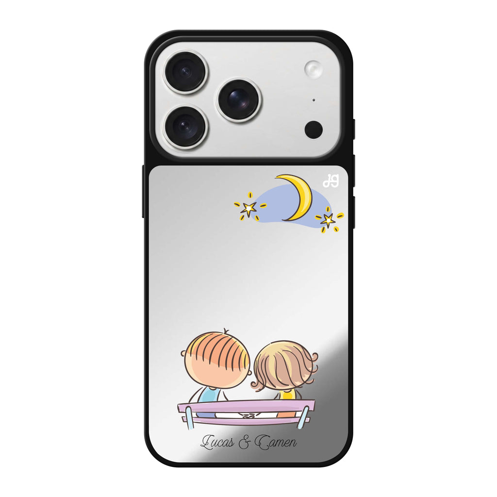 Stand By Me personalized name typography iPhone 18 Pro Max mirror case