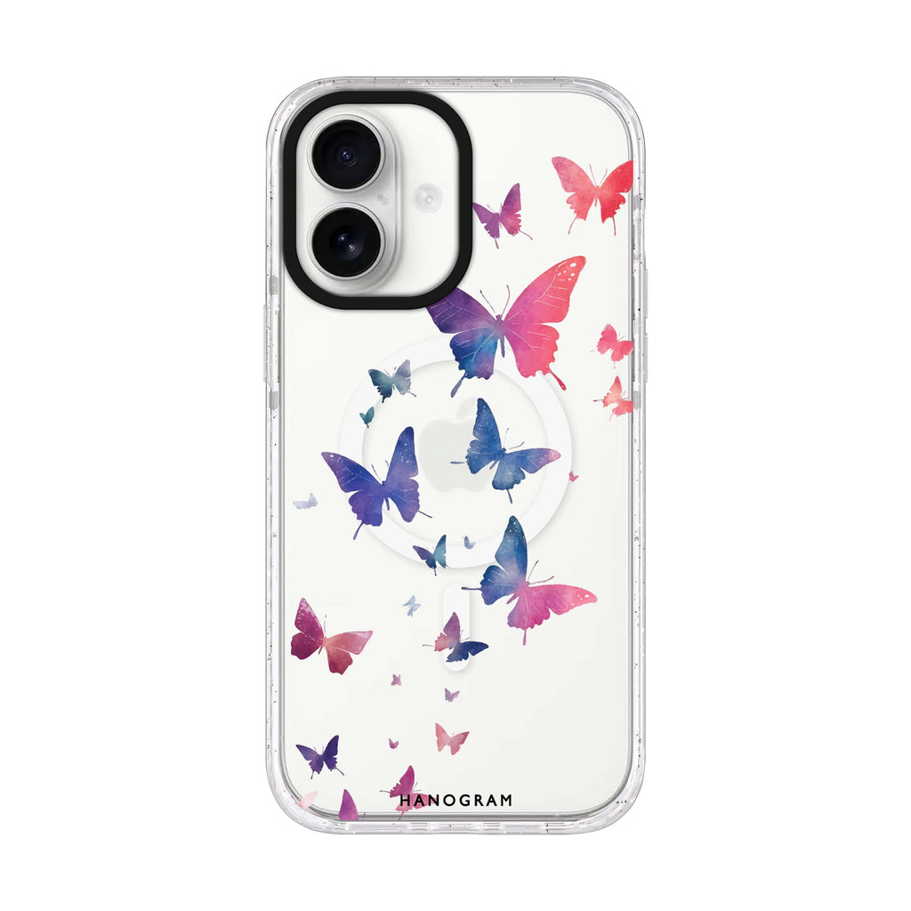 Light Wings iPhone 17 ultra clear MagSafe case, front product view