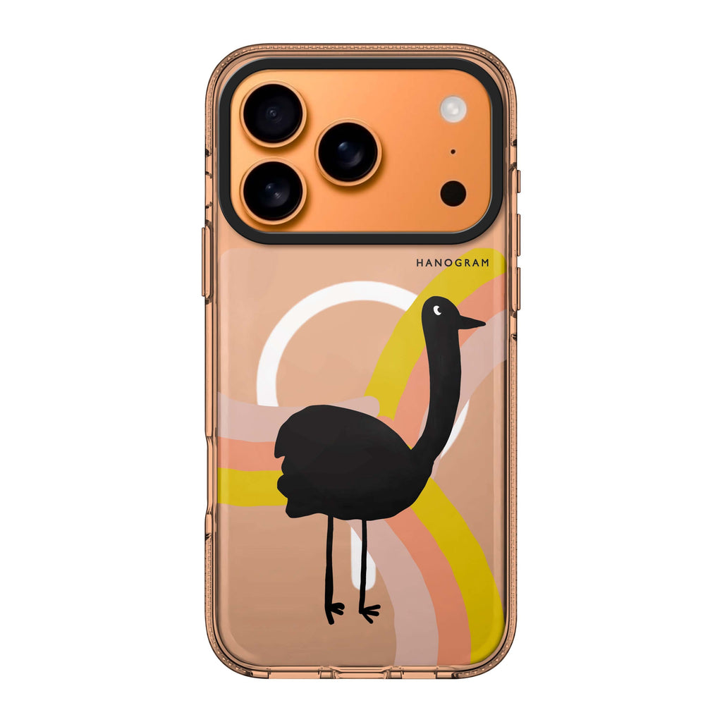 Rainbow Bird multicolor bird animal bright iPhone 17 Pro Max ultra clear case