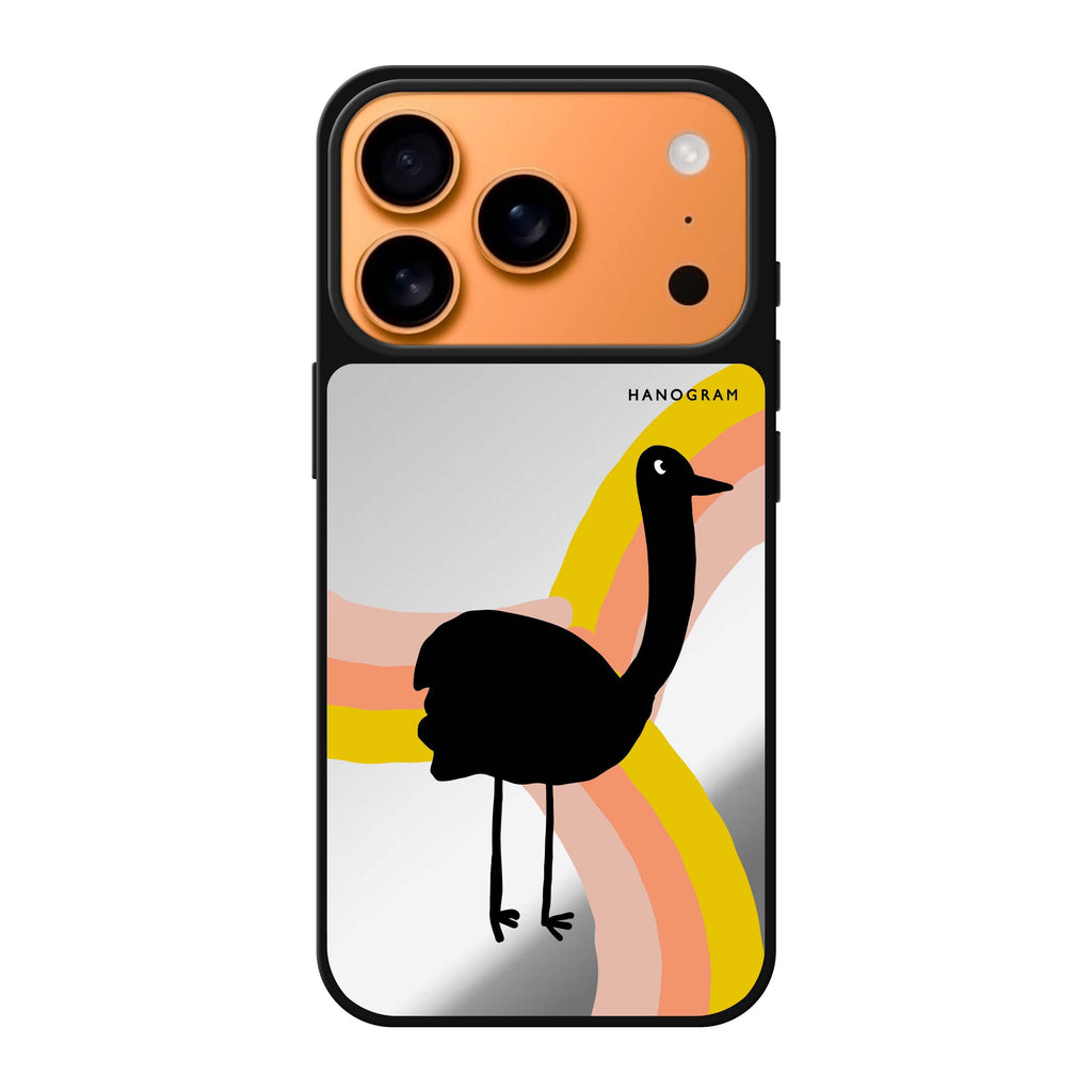 Rainbow Bird multicolor bird animal iPhone 17 Pro Max mirror case