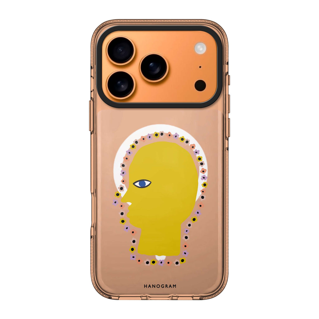 Floral Brain flower floral spring iPhone 17 Pro Max ultra clear case