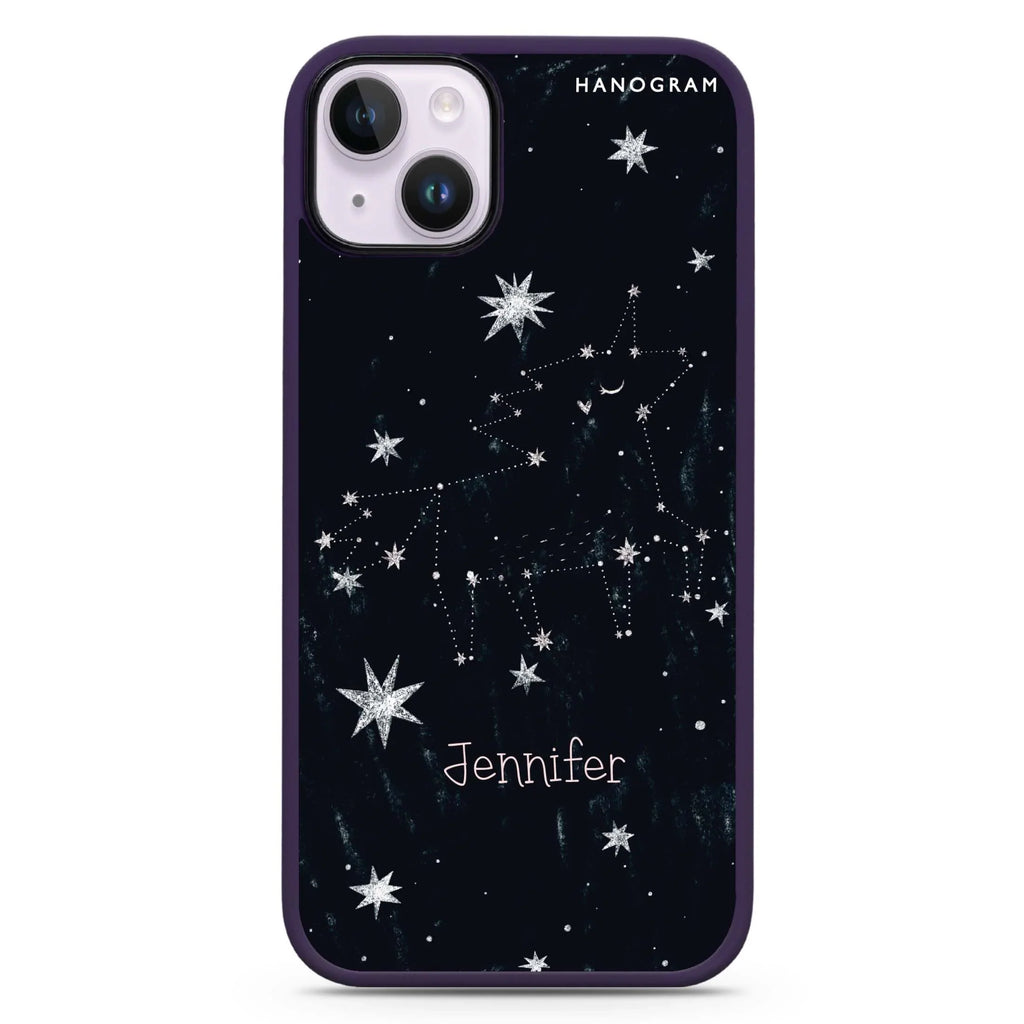 Unicorn Night iPhone 15 Impact Guard Bumper Case