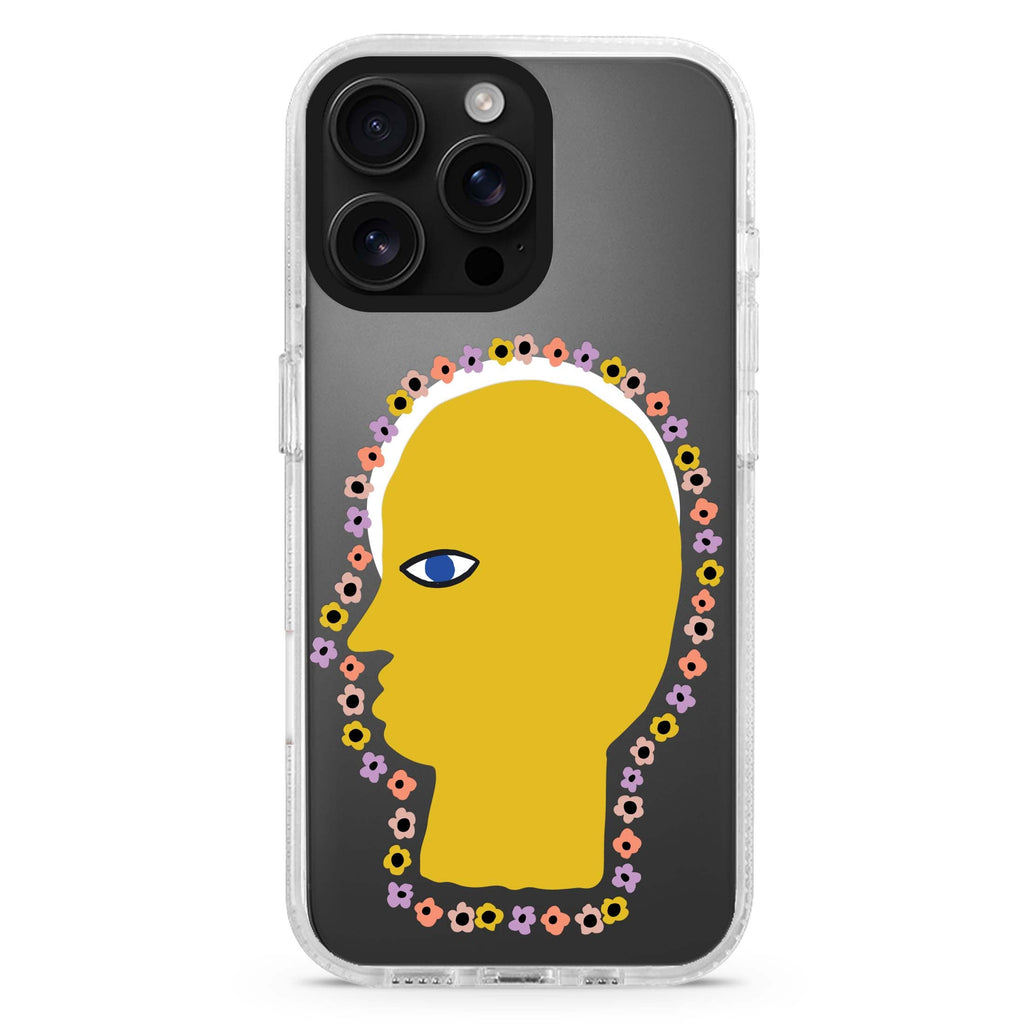Art of Flowers MagSafe Compatible iPhone 16 Pro Ultra Clear Case - Personalized and Stylish Protection