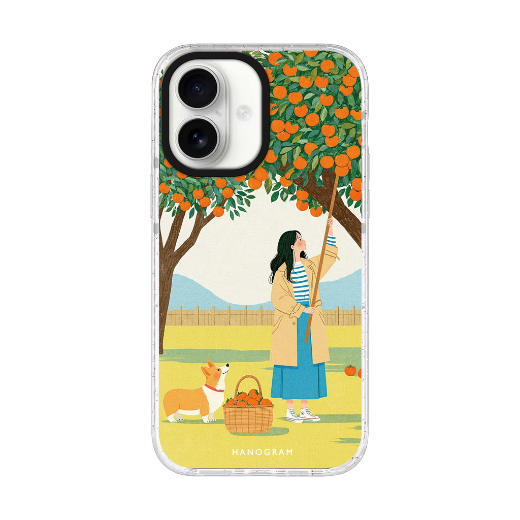 Orange Picking Afternoon iPhone 17 Ultra Clear Case - product image 1