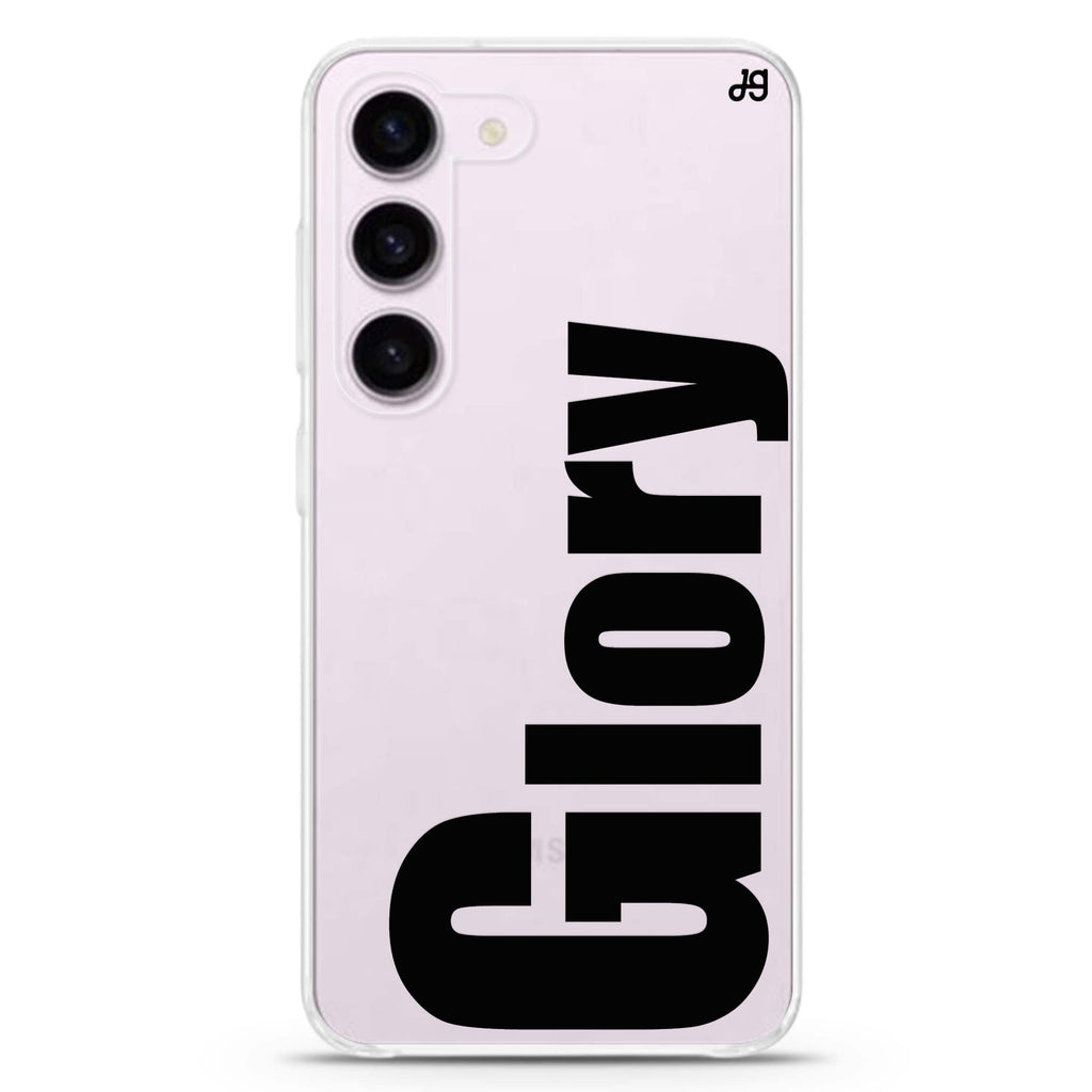 Phenomenal personalized ultra-clear case for Samsung Galaxy S23/S22, front view