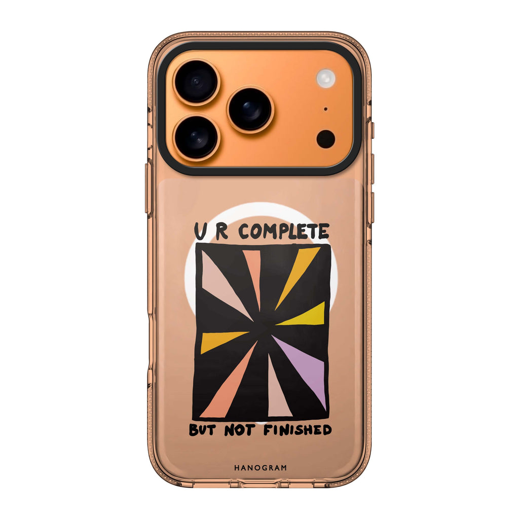 U R Complete typography iPhone 17 Pro Max ultra clear case