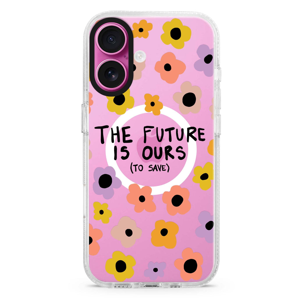 The future is OURS MagSafe Compatible iPhone 16 Ultra Clear Case - Personalized and Stylish Protection
