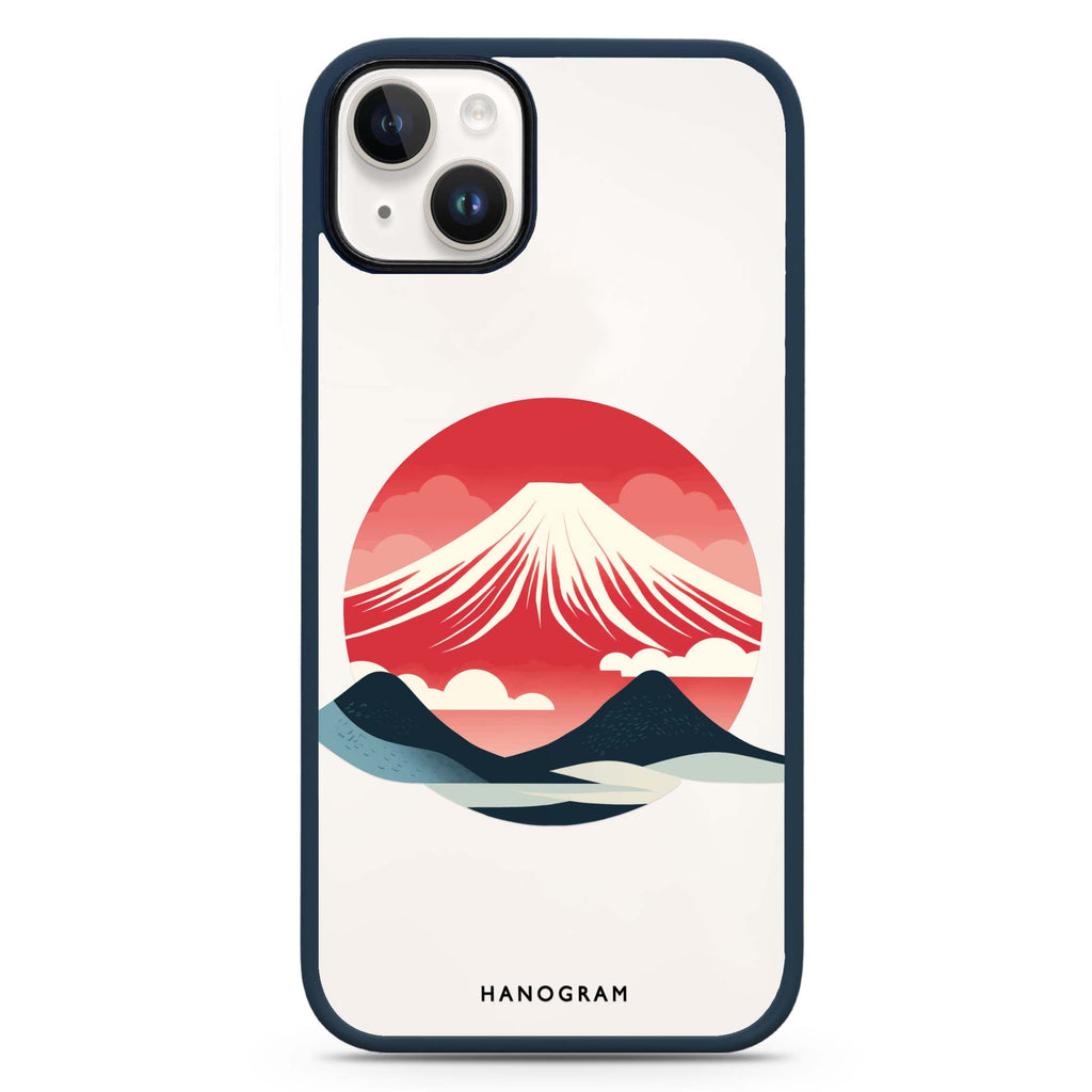 Tranquil Fuji iPhone 15 Impact Guard Bumper Case