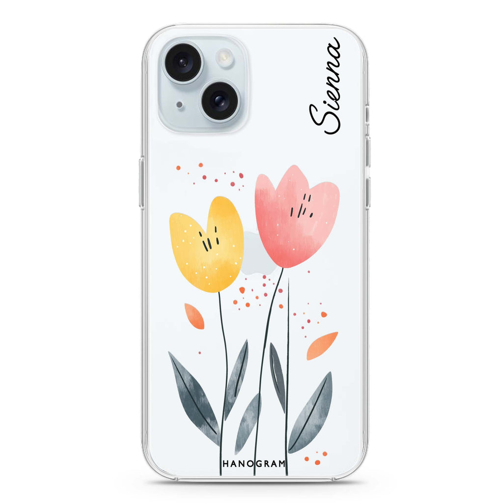 Tulip Twins iPhone Ultra Clear Case