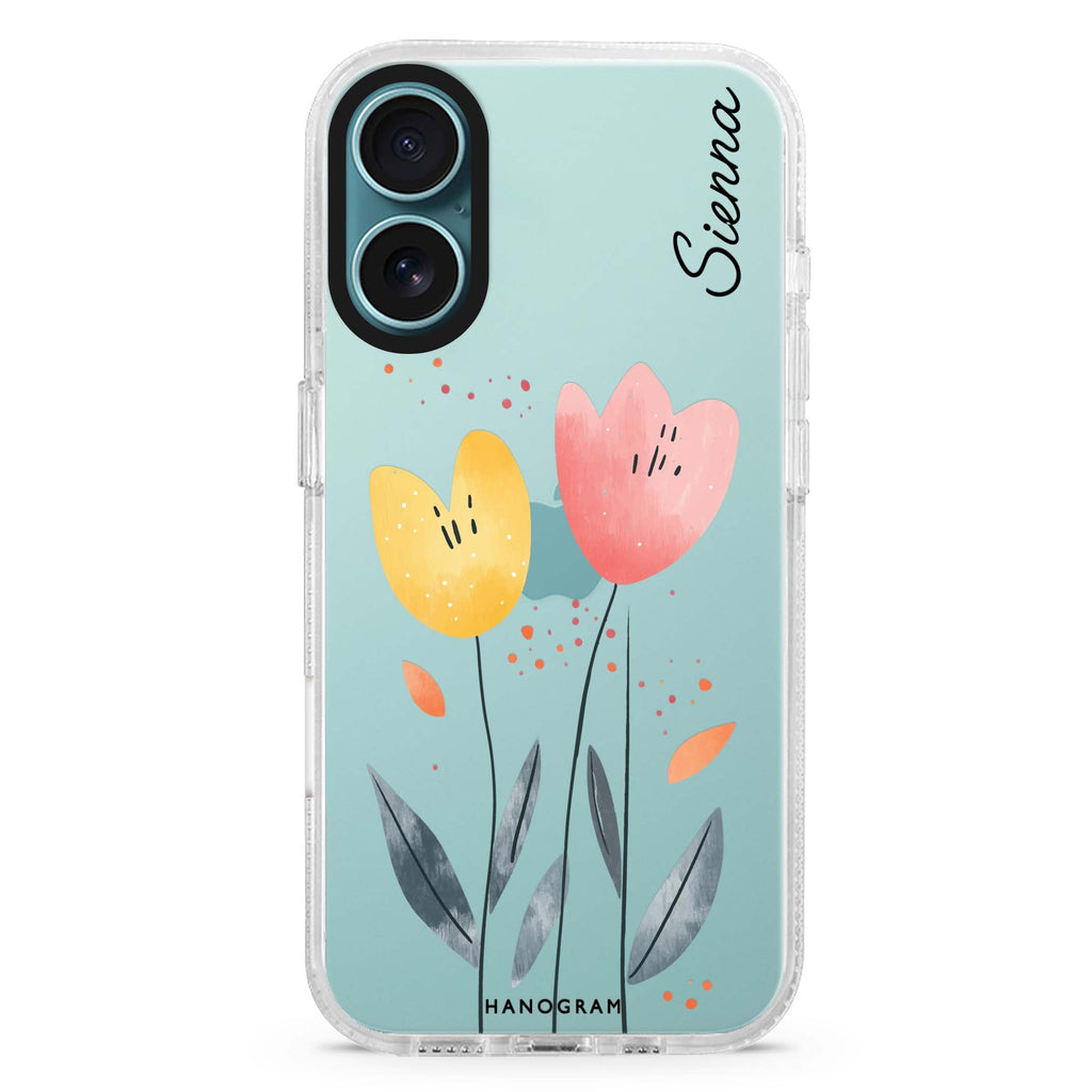 Tulip Twins iPhone Ultra Clear Case