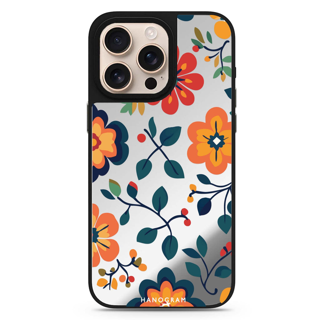 Petal Pop #2 MagSafe compatible mirror case for iPhone 16/15/14 Pro Max and Pro, main view