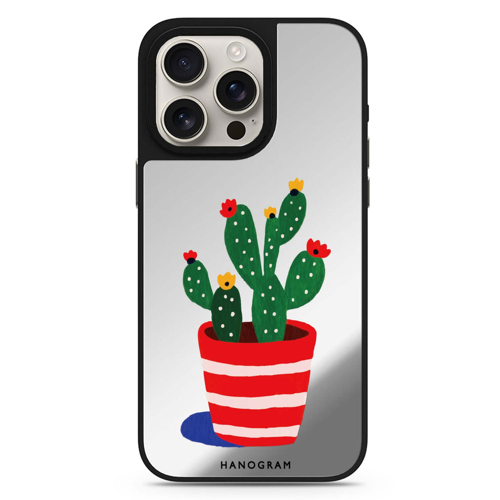 Spiky Friend MagSafe compatible mirror case for iPhone 16/15/14 Pro Max and Pro, main view