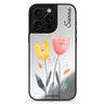 Tulip Twins personalized name MagSafe mirror case for iPhone 16/15/14 Pro Max and Pro, main view