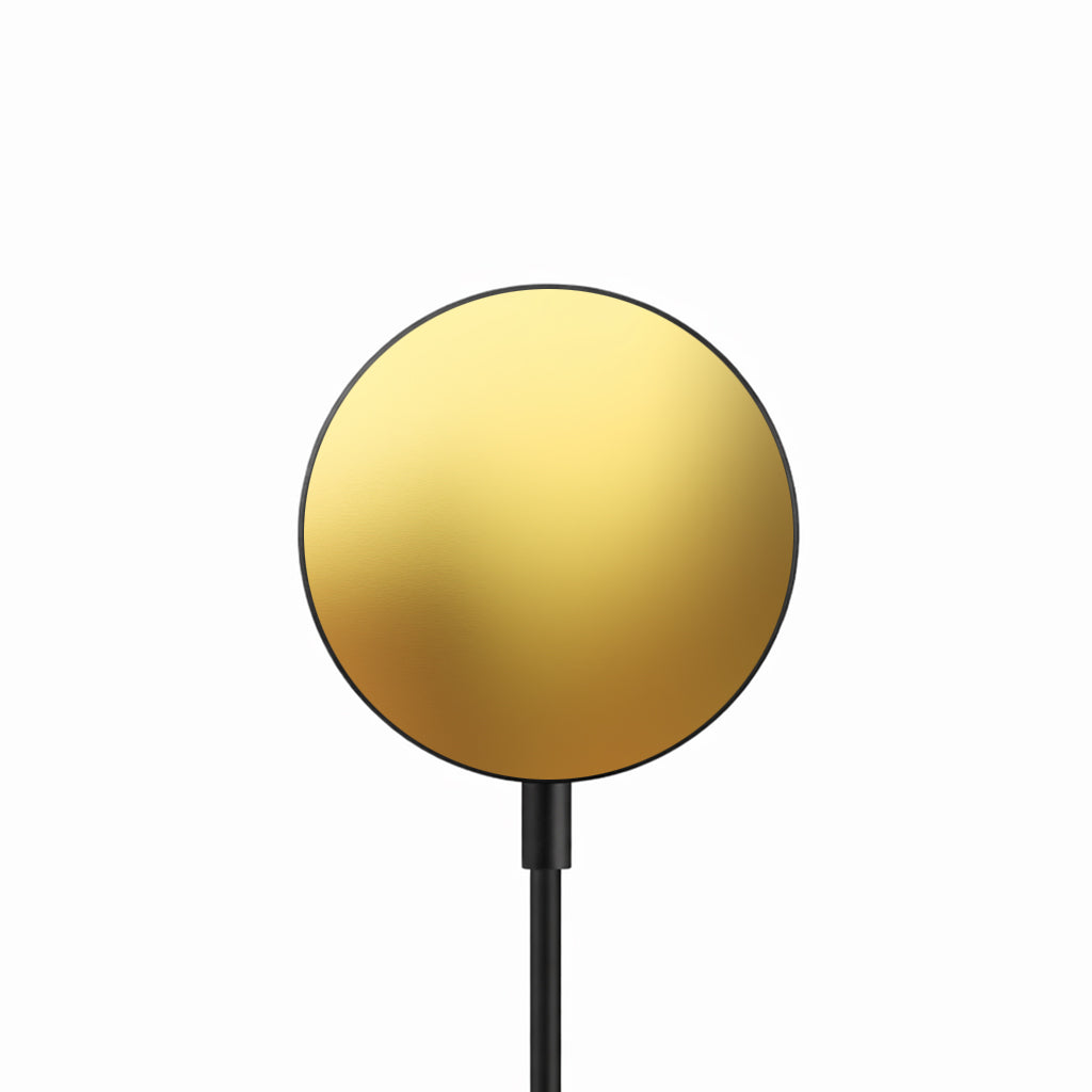 Liquid Gold Glow 25W Qi2.2 magnetic wireless charger front view