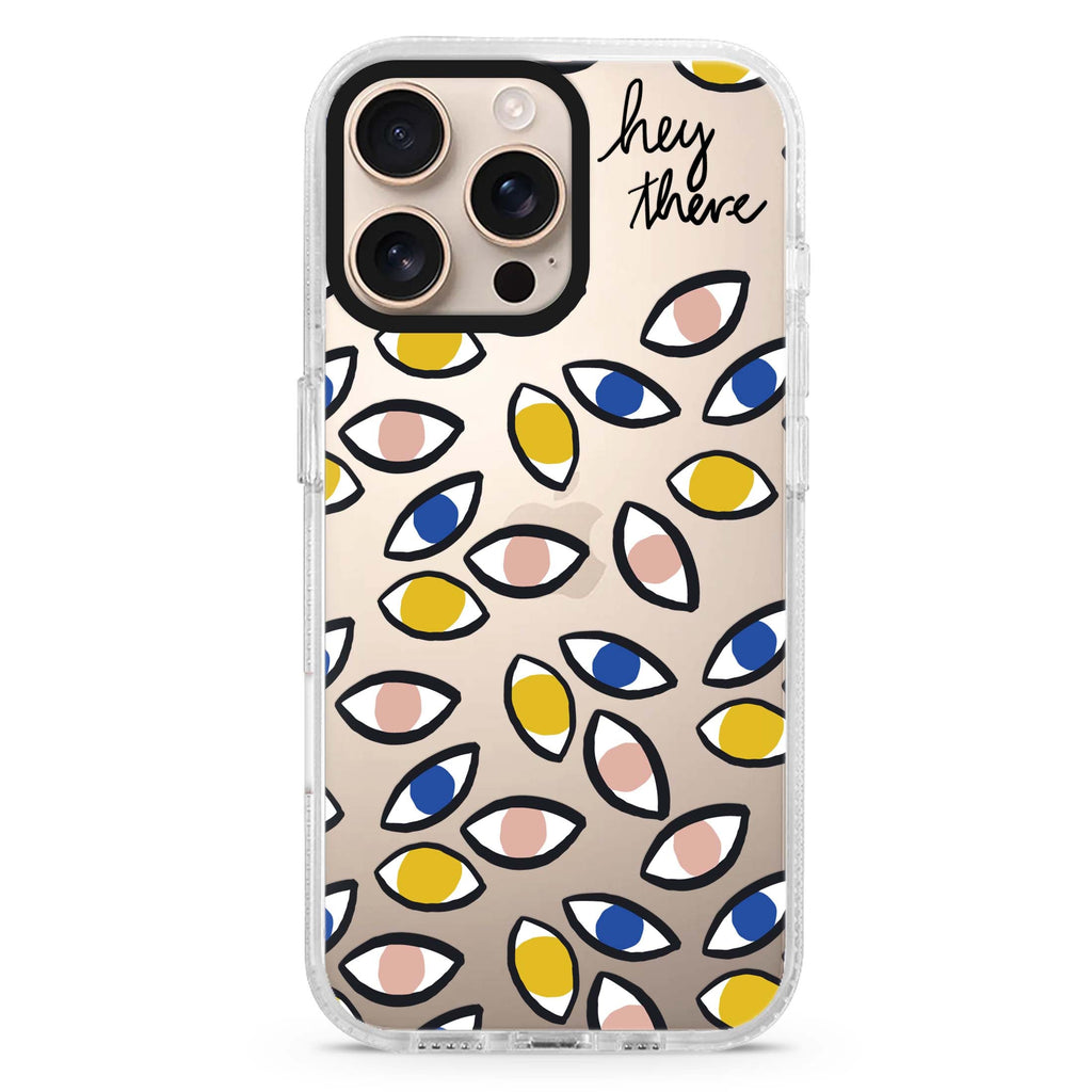 hey there iPhone 16 Pro & 16 Pro Max Case - Personalized and Stylish Protection