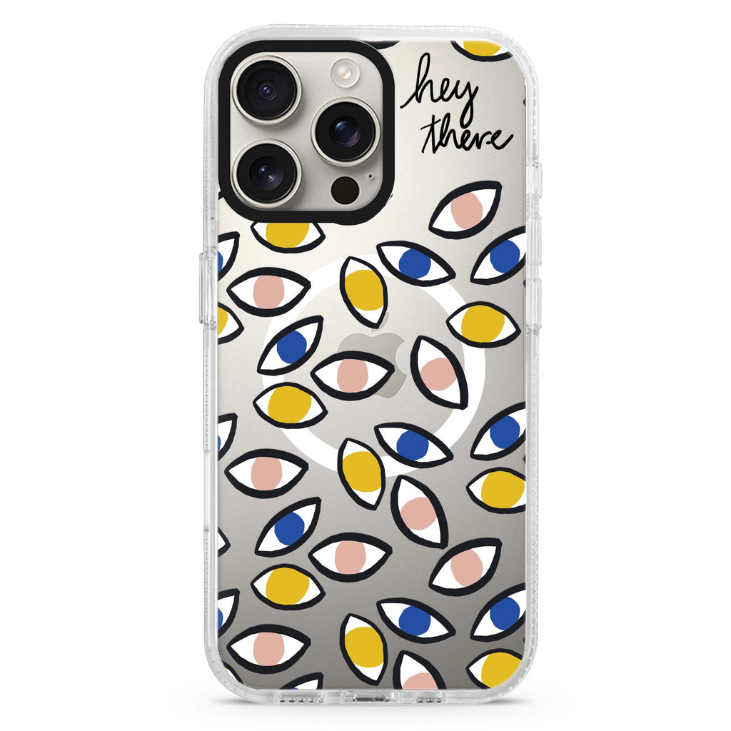 Awakening Watercolor Flowers MagSafe Compatible iPhone 16 Pro Ultra Clear Case - Personalized and Stylish Protection