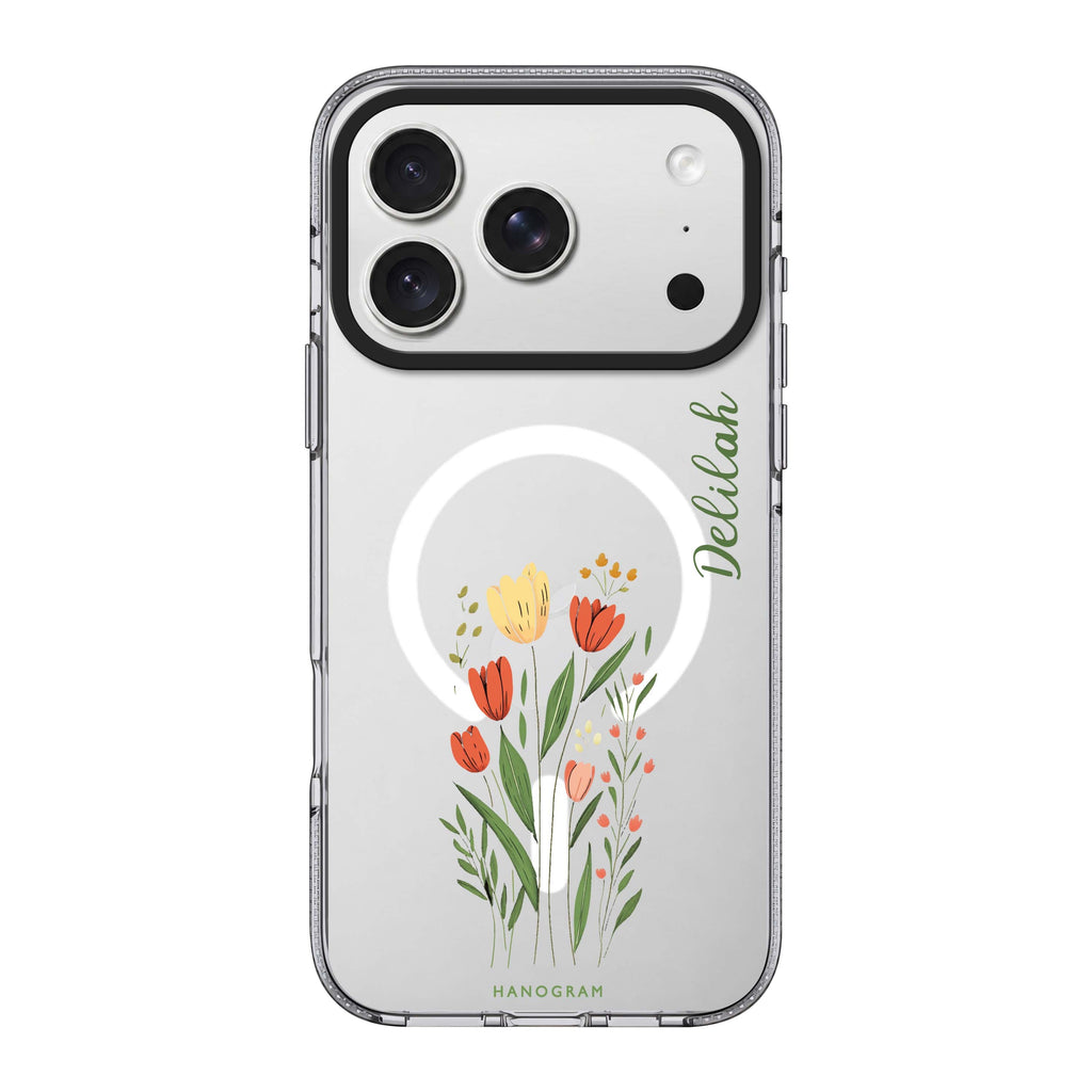 Tulip Cutouts Ultra Clear Case