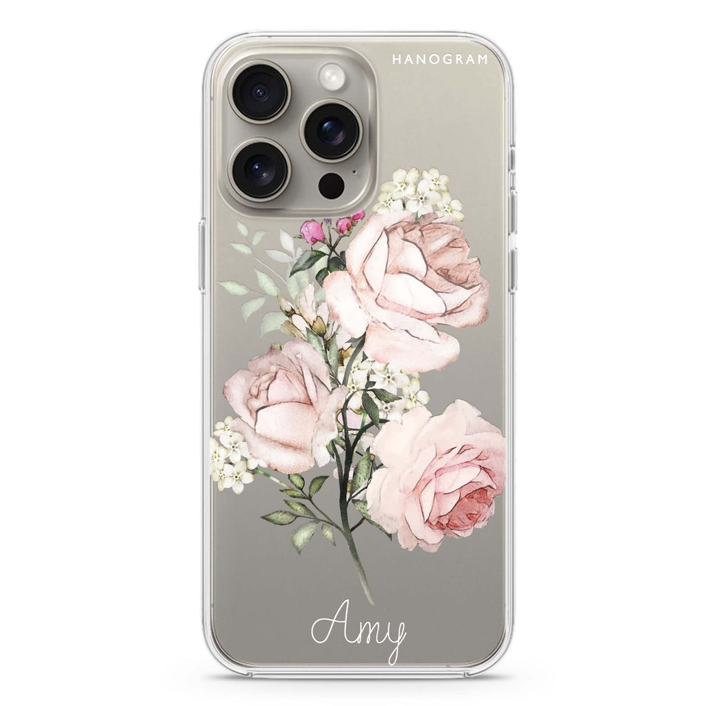 Elegant Rose II iPhone Ultra Clear Case