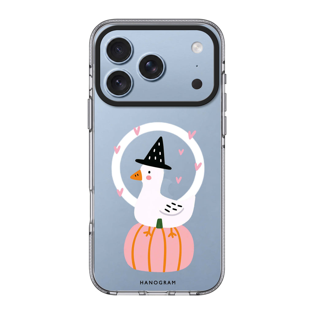 The Pumpkin Perch Goose iPhone 18 Pro Max Ultra Clear Case - Image 1