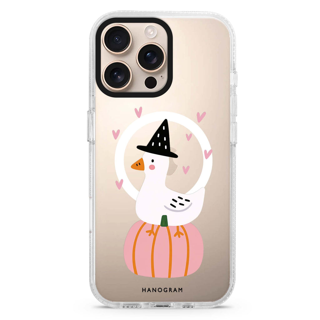 The Pumpkin Perch Goose MagSafe Compatible Ultra Clear Case for iPhone 16 Pro Max - main view