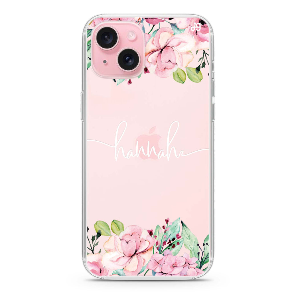 Floral Dream I iPhone 15 plus Ultra Clear Case