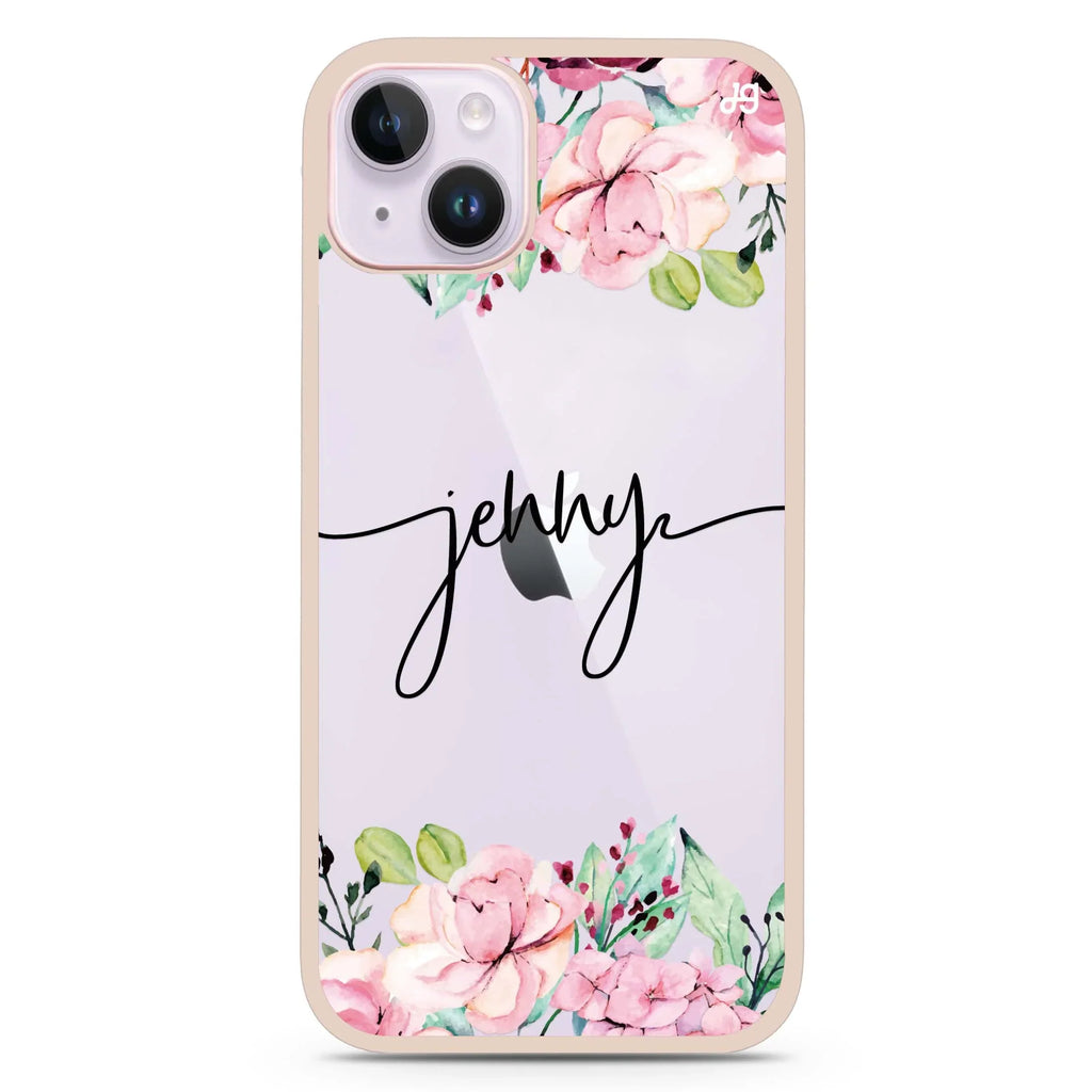 Floral Dream I iPhone 15 Plus Impact Guard Bumper Case