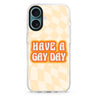Have a Gay Day MagSafe Compatible iPhone 16 Ultra Clear Case - Personalized and Stylish Protection