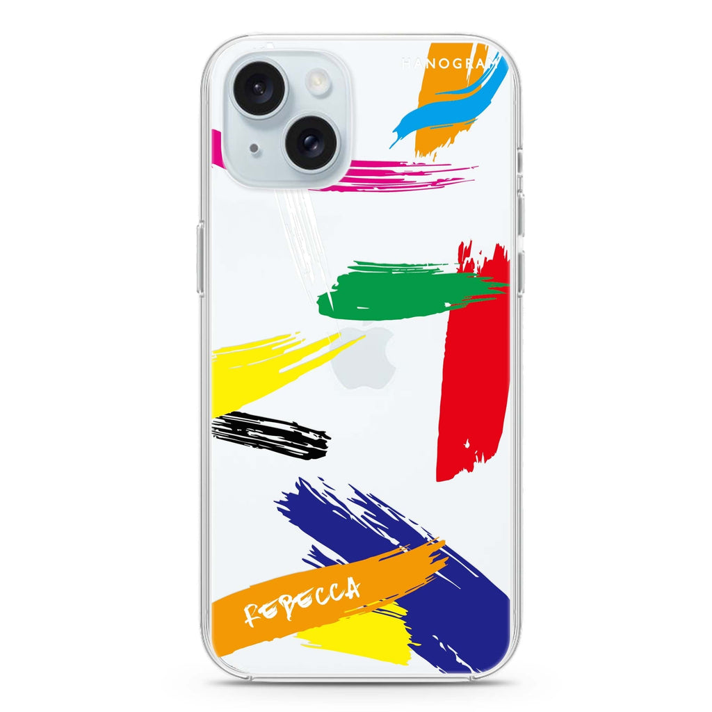 Brush Paint iPhone Ultra Clear Case