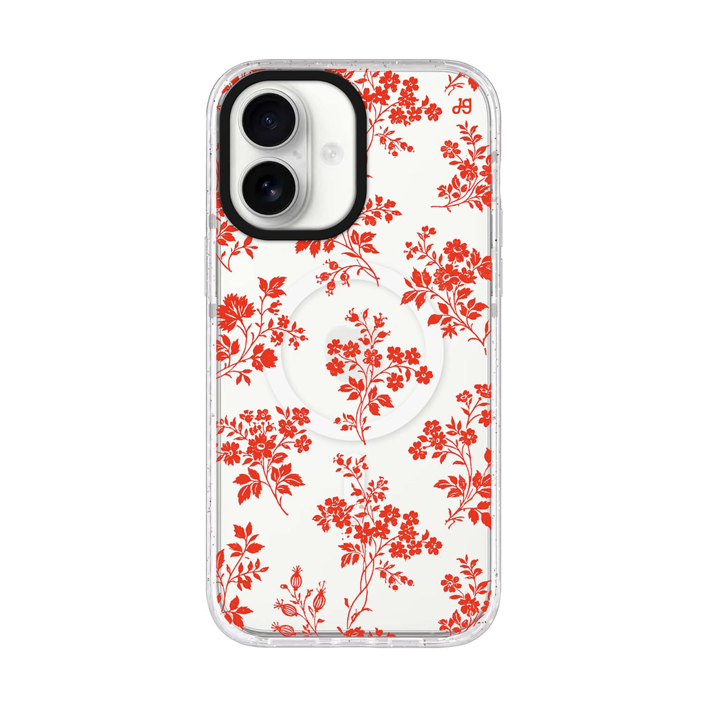 Scarlet Garden Toile iPhone 17 Ultra Clear Case - product image 1