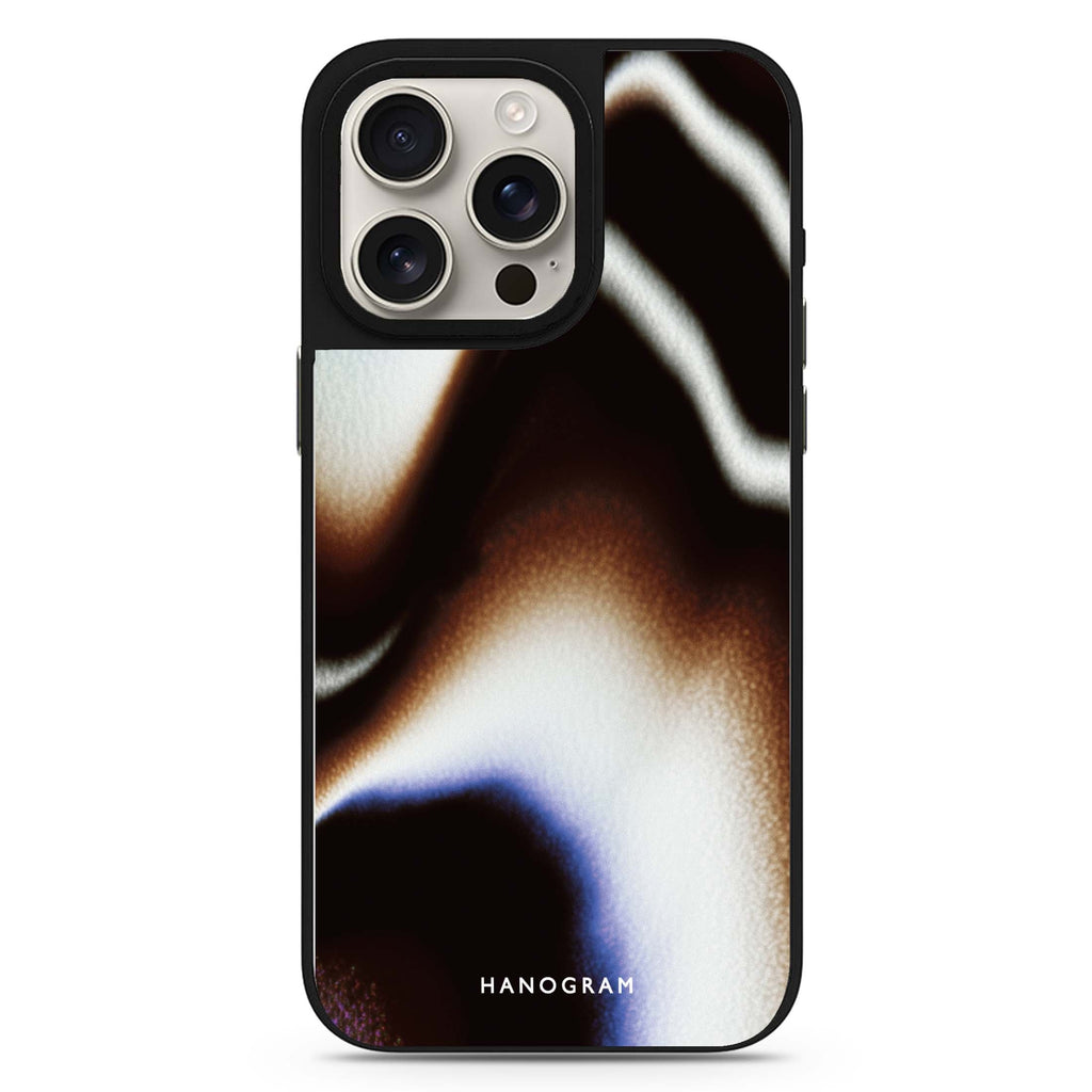Cocoa Contrast sleek reflective design iPhone 16/15/14 Pro Max & Pro mirror case