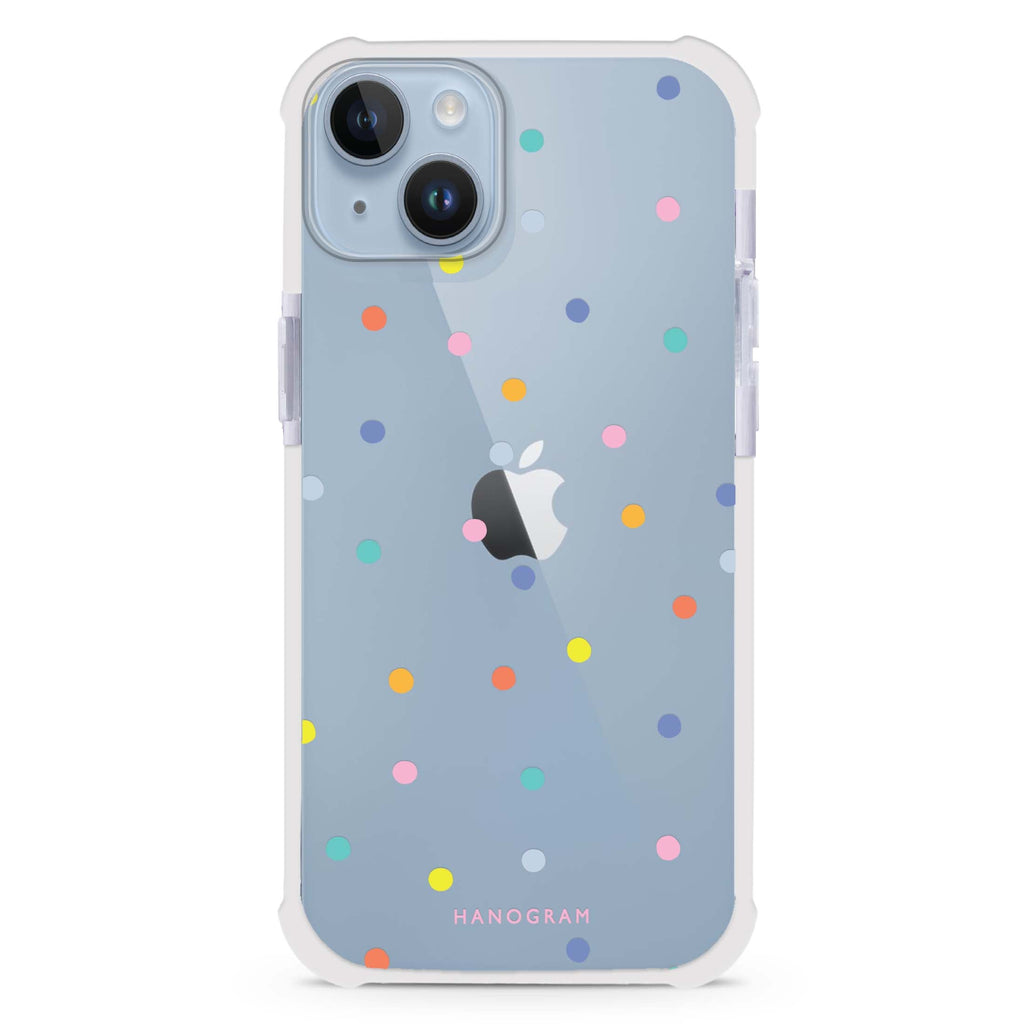 Colourful Dot Pattern iPhone 15 Plus Ultra Shockproof Case