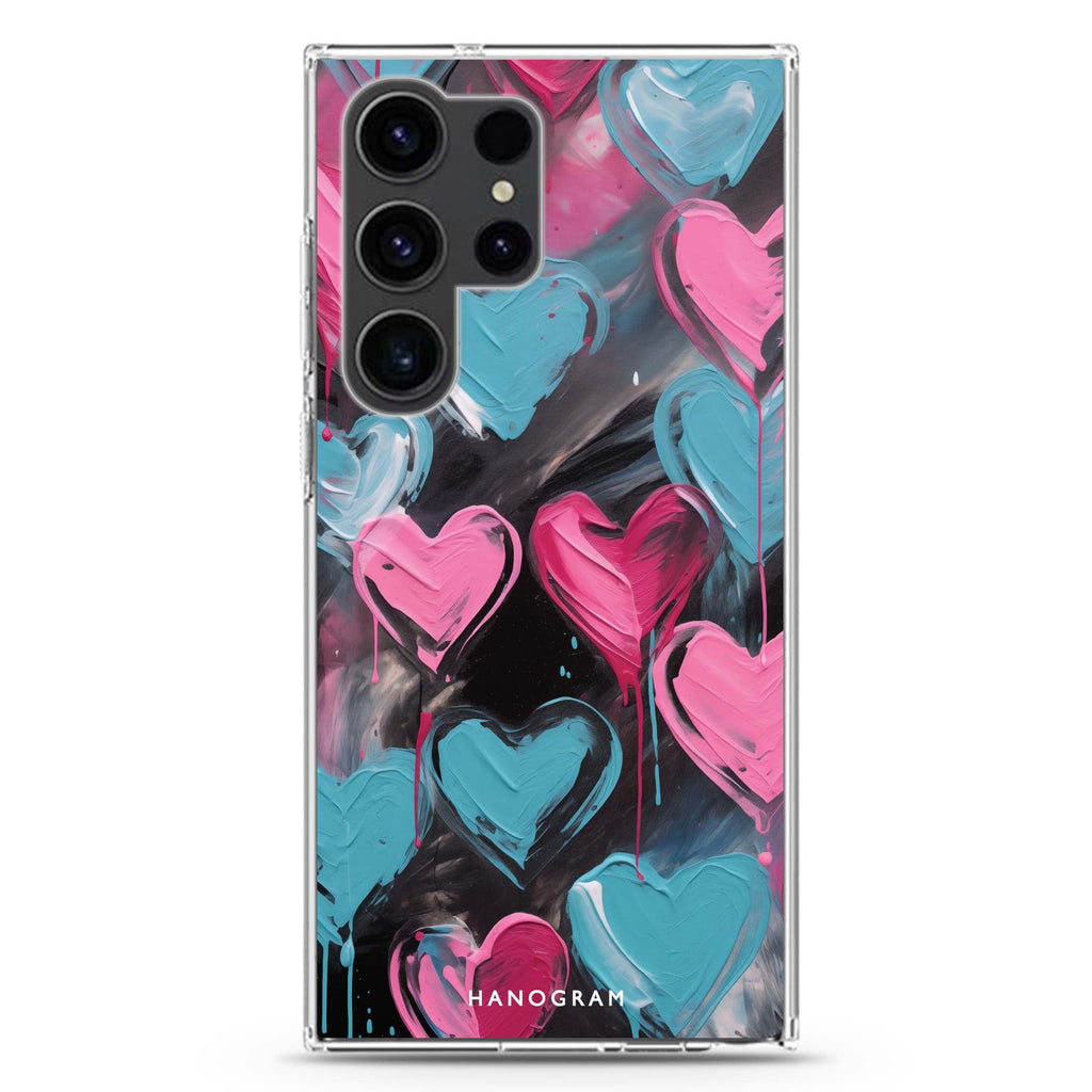 Affection Echo Samsung Galaxy S26/S25/S24/S23/S22 Ultra ultra clear case, transparent design, main view