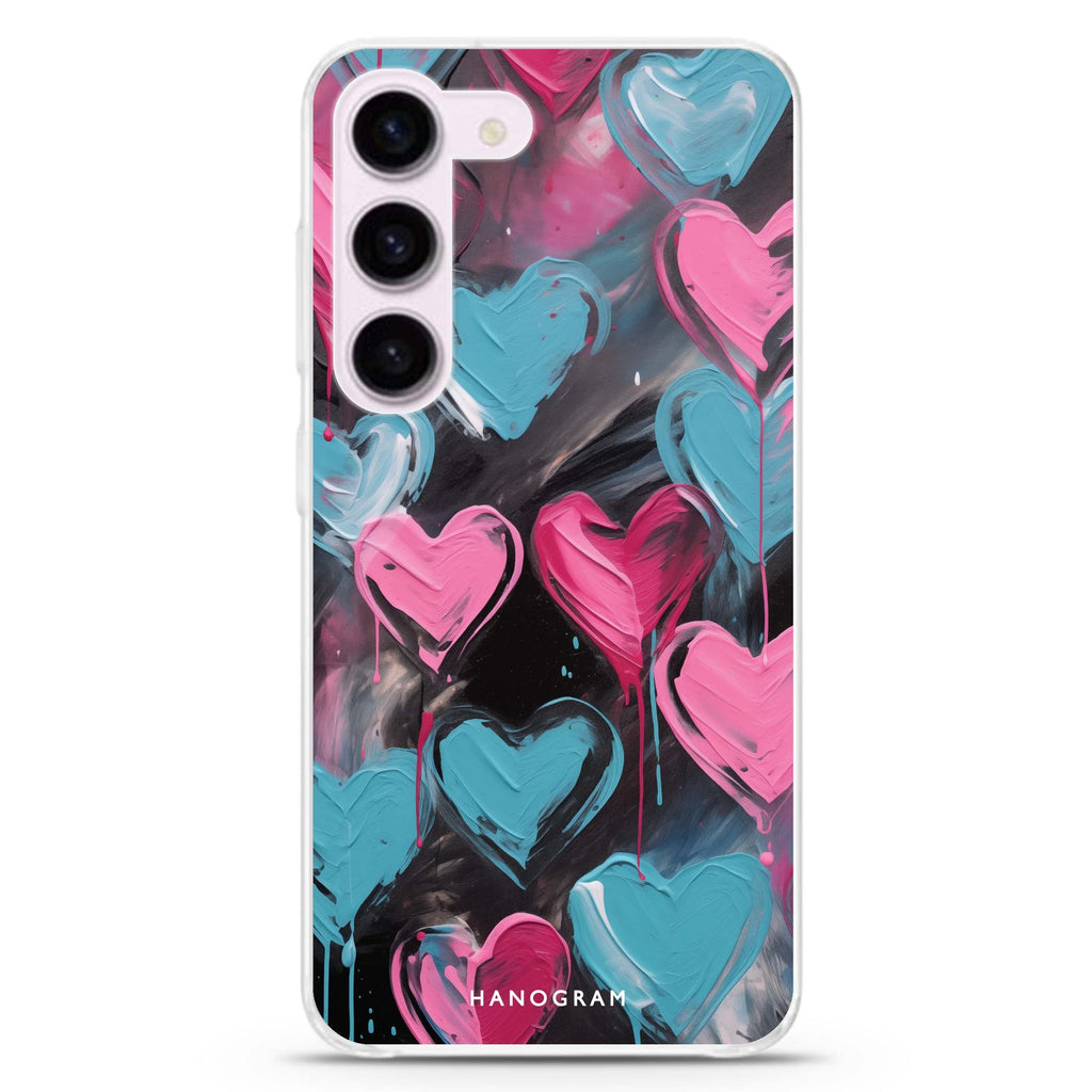 Affection Echo ultra-clear case for Samsung Galaxy S23/S22, front view
