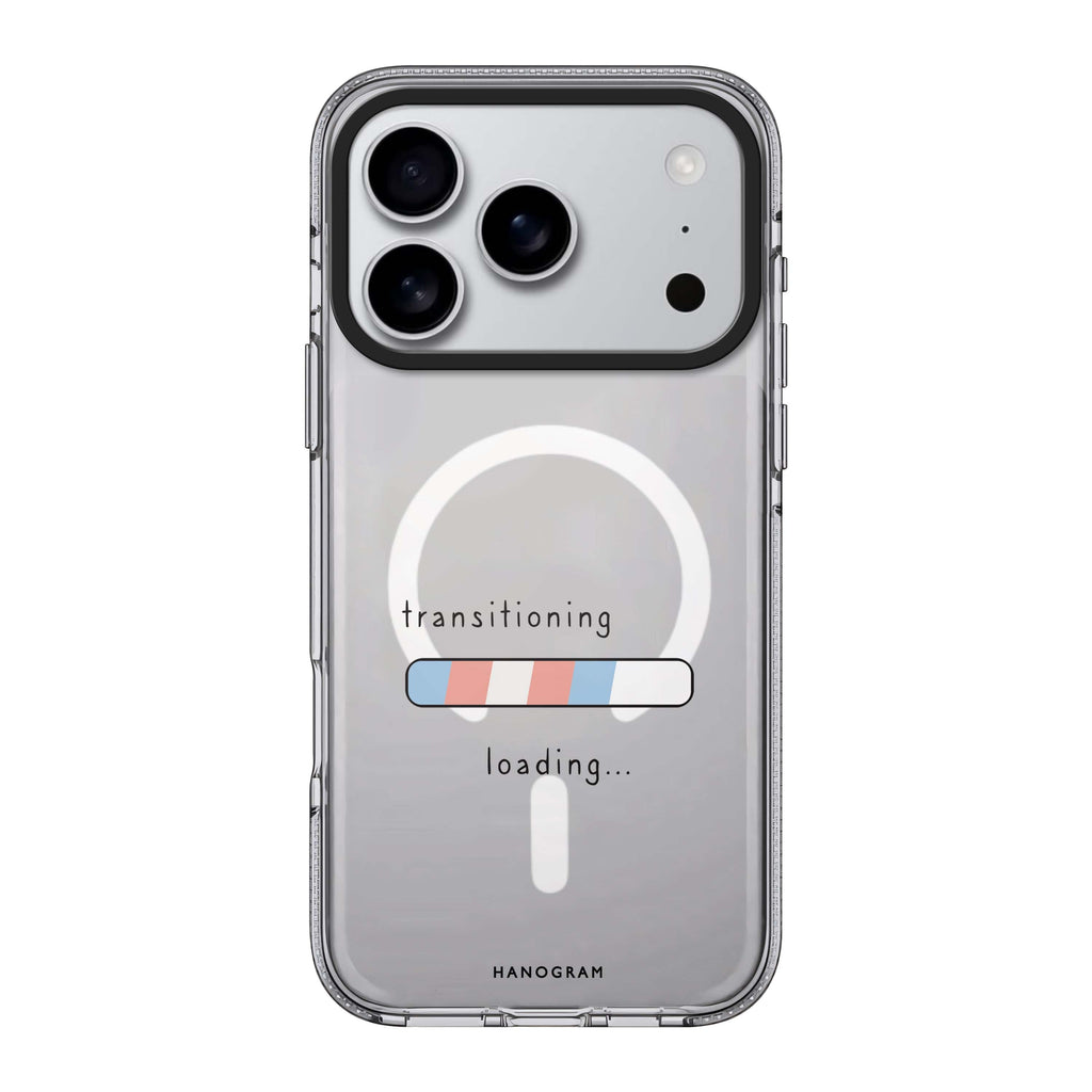 Transitioning graphic iPhone 17 Pro Max ultra clear case