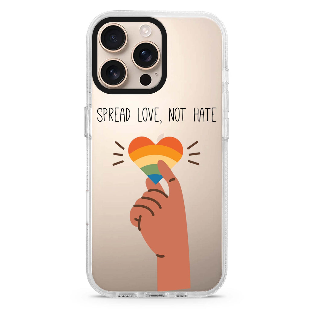 Spread Love iPhone 16 Pro & 16 Pro Max Case - Personalized and Stylish Protection