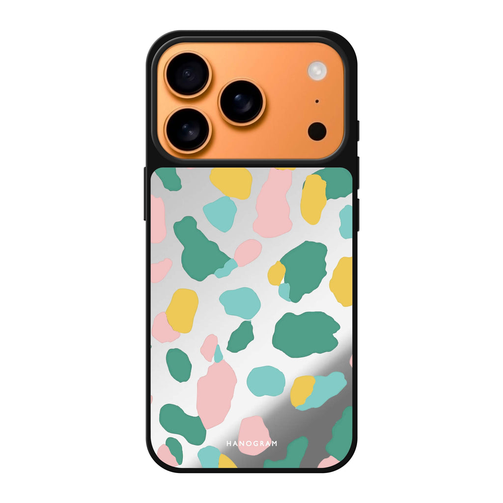 Cotton Candy Leopard leopard animal food iPhone 17 Pro Max mirror case