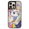 Rainbow Cat cat design iPhone 16/15/14 Pro Max & Pro mirror case