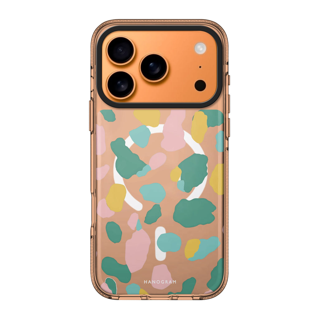 Cotton Candy Leopard leopard animal food iPhone 17 Pro Max ultra clear case